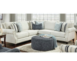 Sweater Bone Three Piece Stationary Sectional