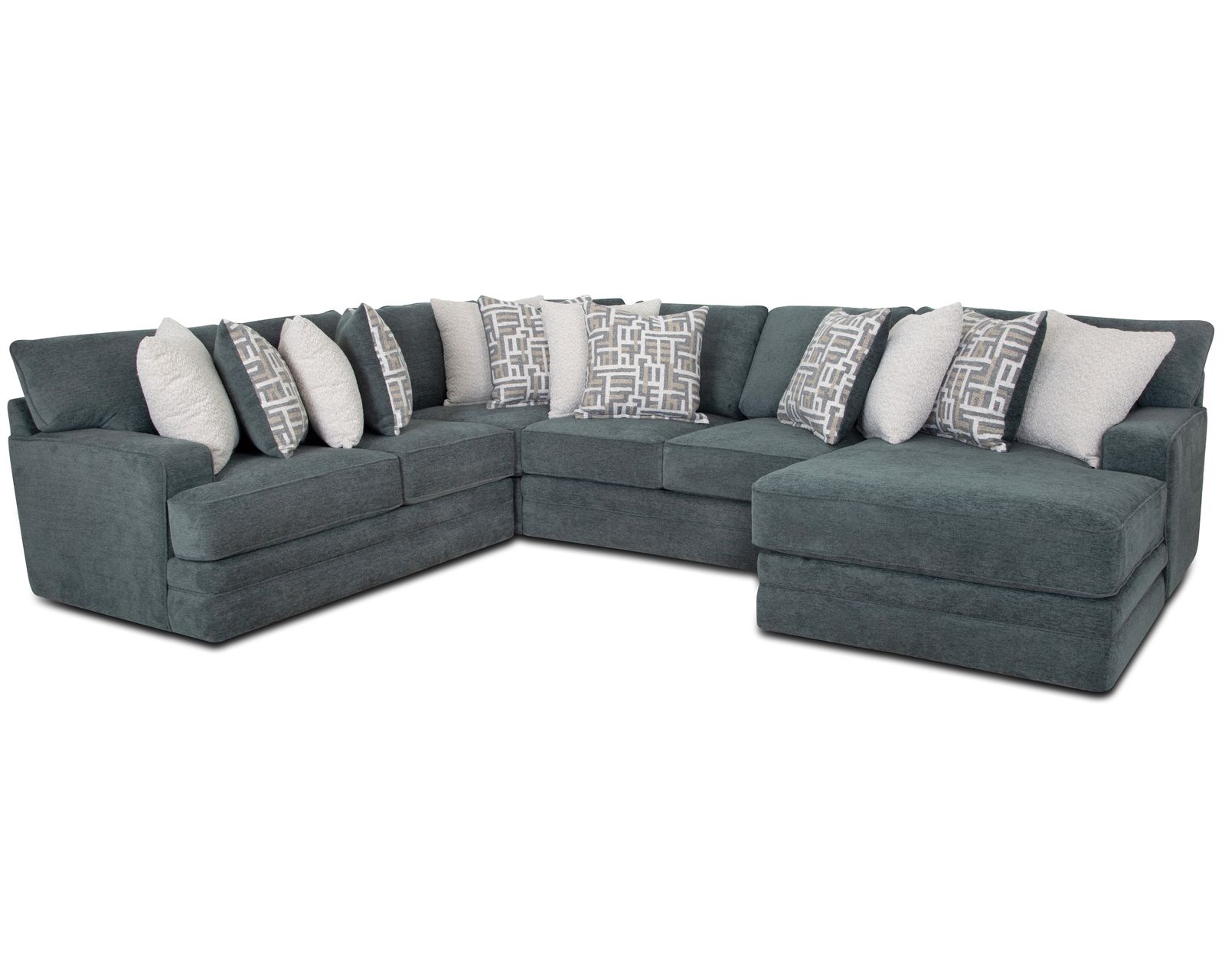 Briggs 934 Modular Sectional (Relaxed Contemporary Style. Plush Comfort)
