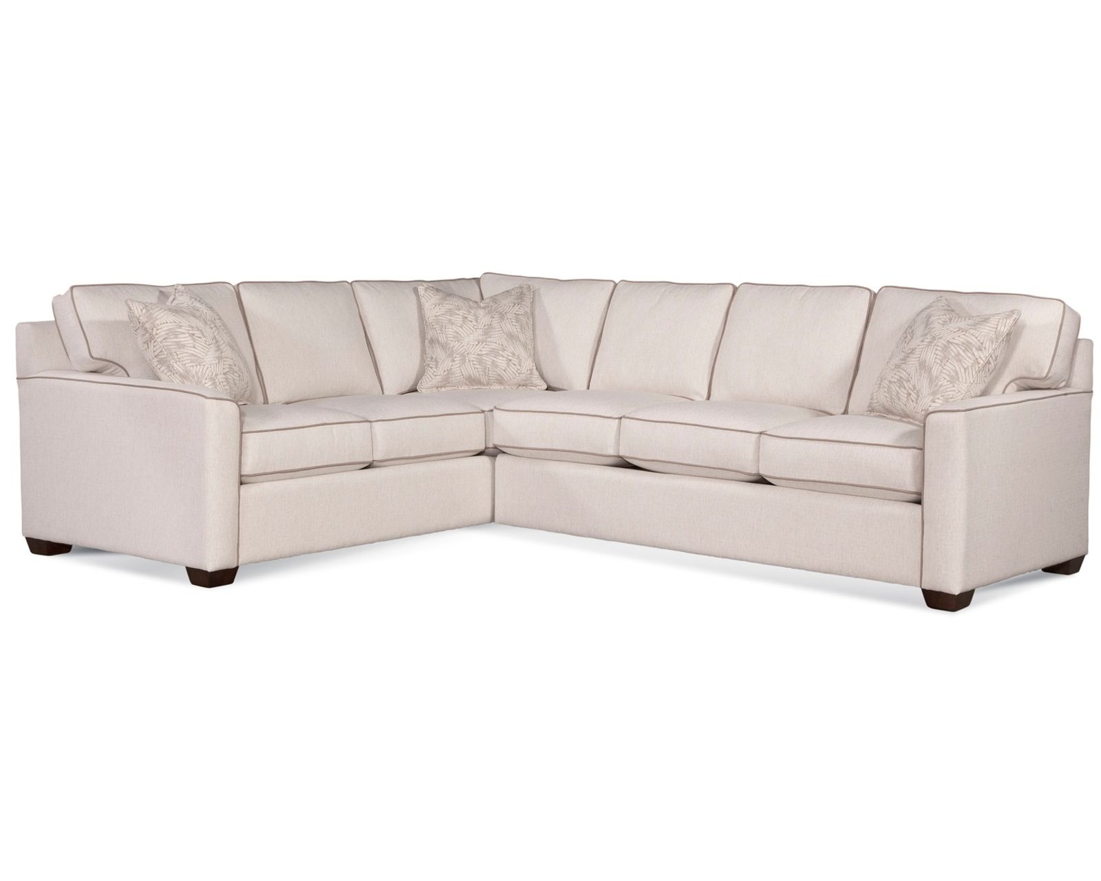 Easton Queen Sleeper Sectional  (+69 fabrics) - Layout B:  Two Piece Right Side Sleeper Sectional 94" x 117"