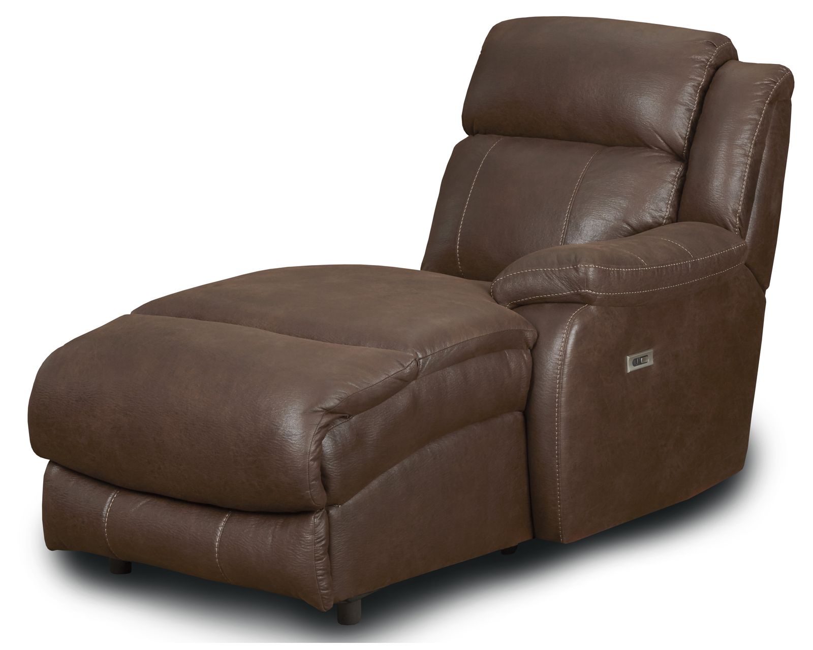 Sawyer Seven Piece Power Reclining Chaise Sectional (In stock)  116" x 158" - Right Arm Facing Chaise