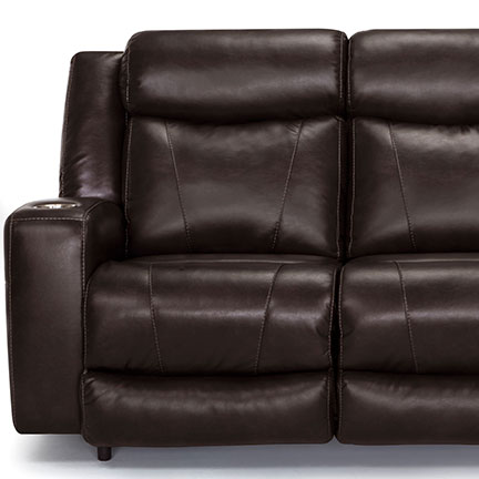 Chocolate Leather Like Fabric