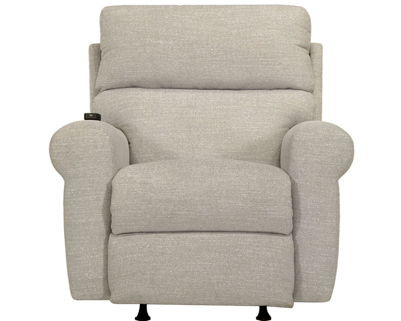 Unity Power Headrest Power Rocker Recliner with CR3 Heat & Therapeutic Massage Nanobionic Performance Fabric (2 colors) - Shown in High Performance Fabric Linen