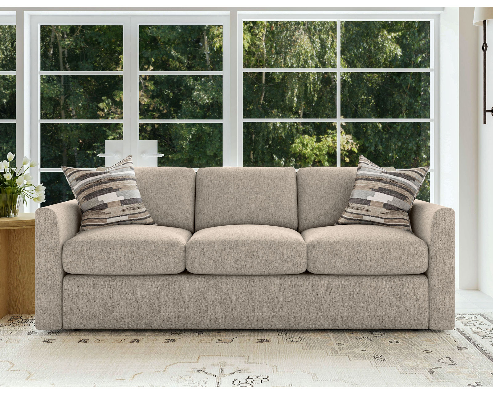 Sky 5512 Loveseat (hypoallergenic down-like cushion) +100 fabrics - Sky Sofa