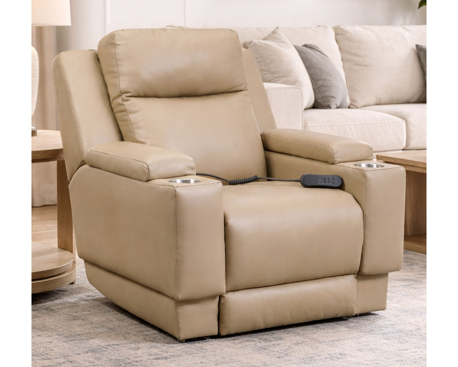 Bellaire 377 Triple Power Zero Gravity Reclining Sofa with Center Drop-Down Table (+100 fabrics and leathers) - Bellaire Triple Power Rocker Recliner pr Wallhugger Recliner