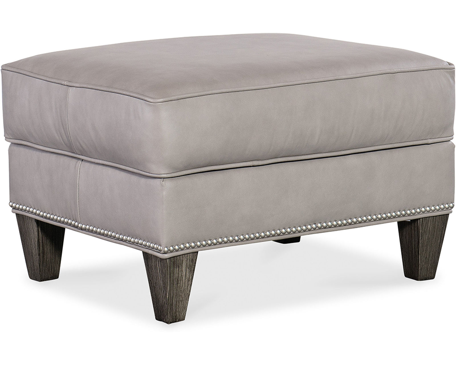 Bradington Young Christopher 318 Sofa (12 leathers) 8-Way Hand Tie - Christopher 20" x 27" Ottoman