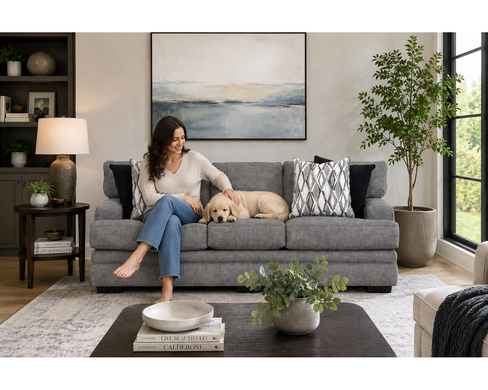 Juno 101" Extra Wide Sofa (Best-Selling Style. Extra-Wide 101") - Luxury Looks. Beautiful Rooms. Surprisingly Affordable.