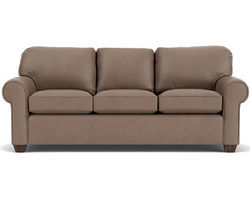 Thornton Leather 77" or 86" Stationary Sofa (Leather Choices)
