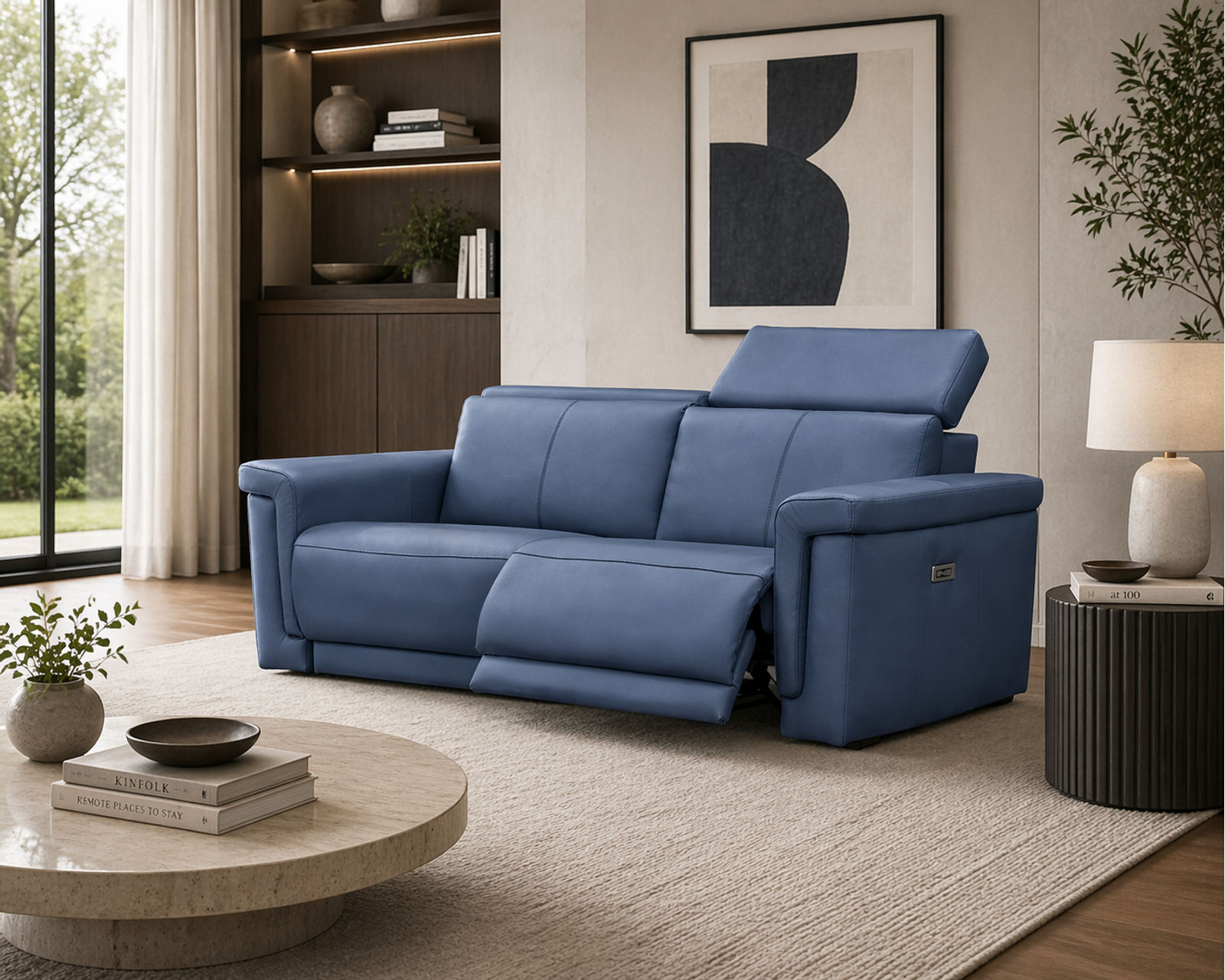 Nevin Dual Power Reclining Sofa — Available in Standard & Wide Cushions, 140+ Leather Options, and 85", 88", or 117" Widths - Crafted to Last. Designed to Impress.