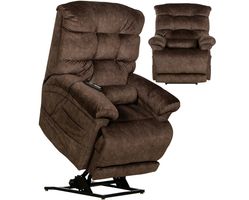Longevity Power Lift Lay Flat Extended Ottoman Trendelenburg Recliner Rated At 375 Pounds (2 colors)