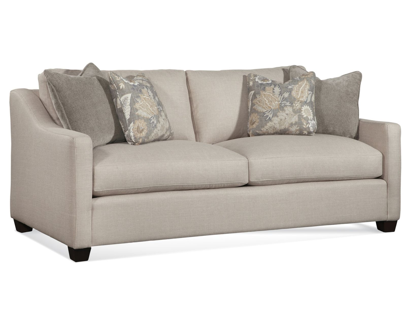 Oliver 81" Stationary Sofa (+69 fabrics) - Oliver 81" Sofa (Two cushions)