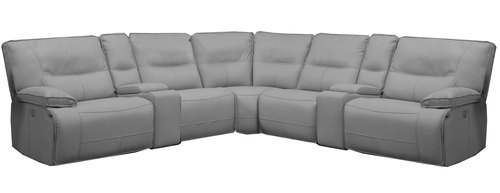 Layout D: Seven Piece Reclining Sectional 133" x 133"