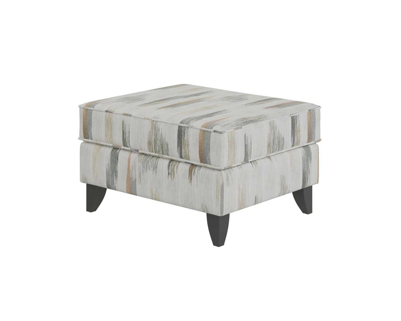 Charlotte Cremini Two Piece Sectional (Includes Pillows) 133" x 107" - Floza Celadon Ottoman