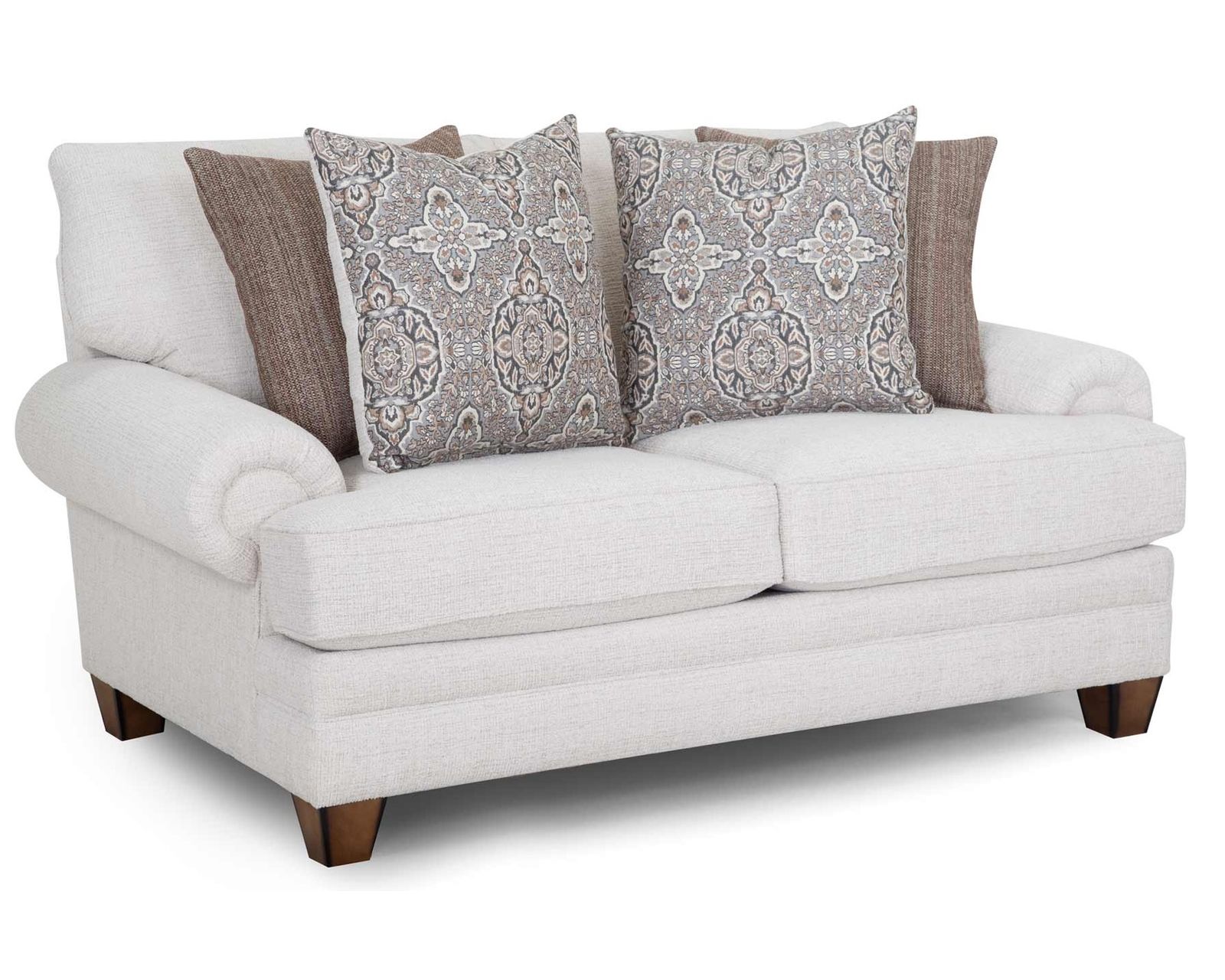 Redcliffe 101" Wide Sofa (Timeless Comfort with a Fresh, Designer-Curated Look) - Shown in a Durable and Luxurious Fabric Color Cotton