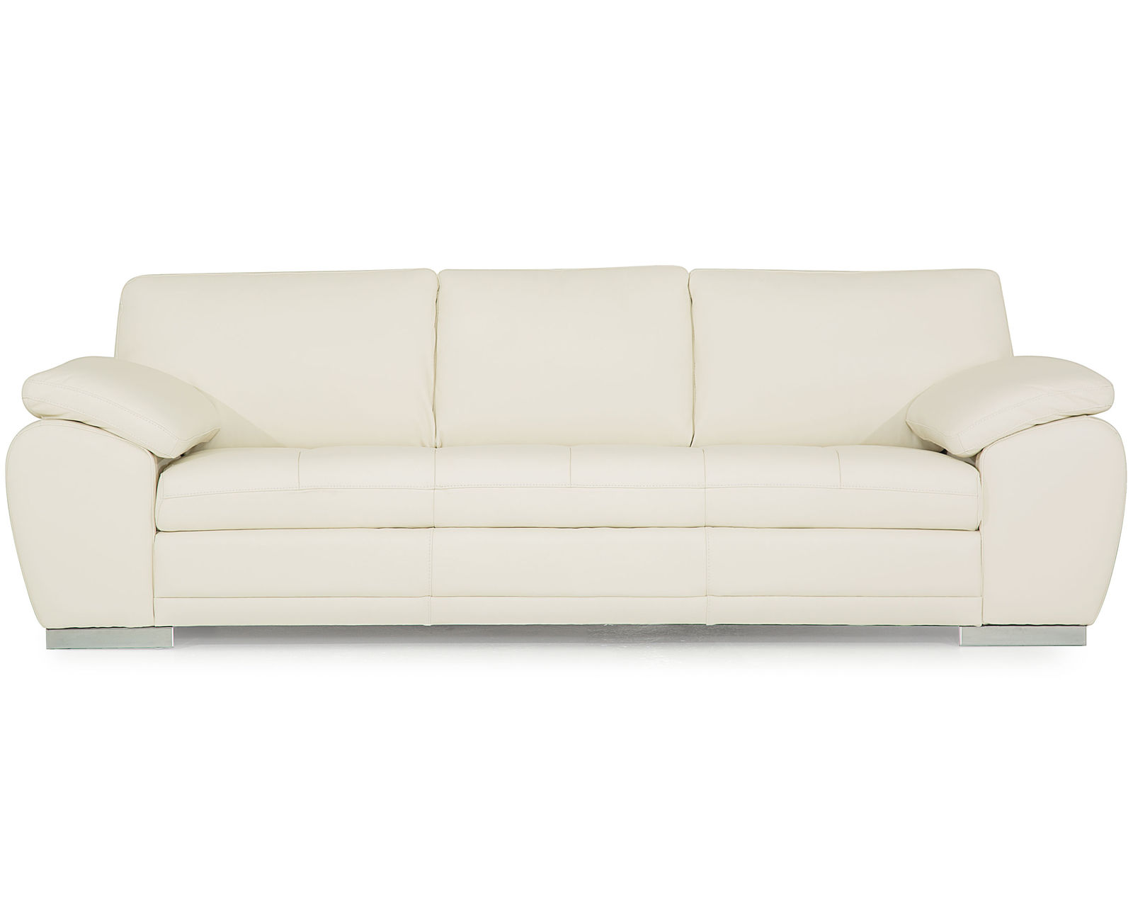 Miami 77319 Sofa (98") +100 leathers - Miami 77319 Stationary 98" Leather Sofa