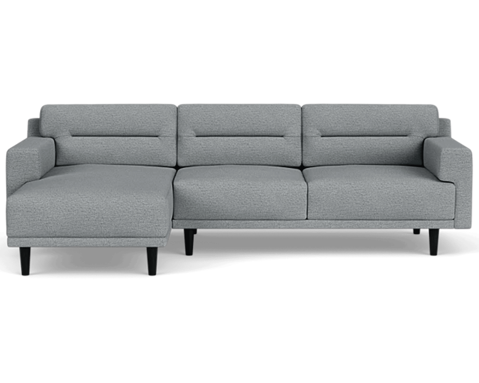 Remi 77159 Chaise Sectional (101" x 60") +50 fabrics - Layout B: Two Piece Sectional 60" x 101"