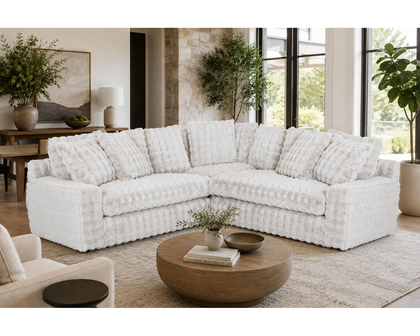 Angel 878 Modular Sectional (A Little Piece of Heaven — Oversized Comfort Made for Serious Lounging) 2 colors - Luxury Made Livable. Design Made Easy.