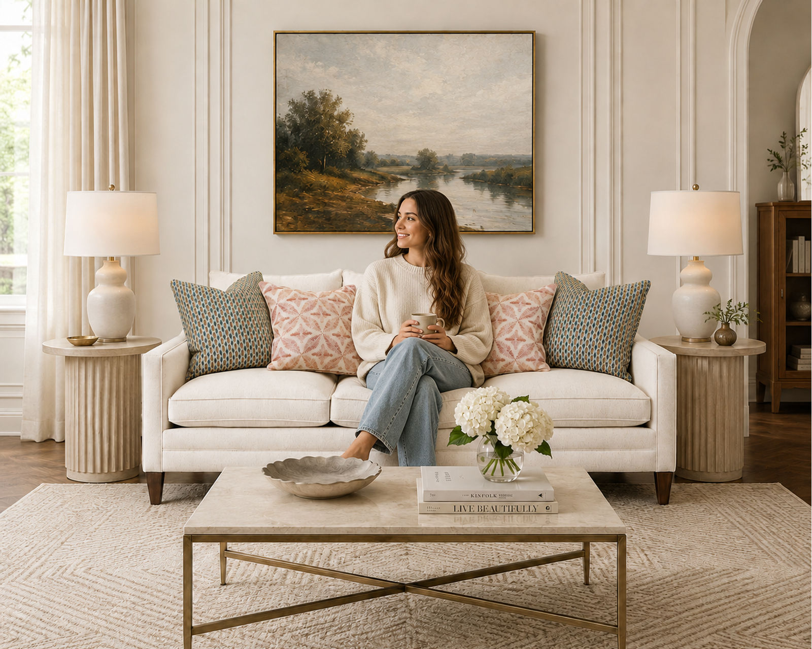 Eleanora 85" or 98" Sofa (+90 fabrics) 7571 - Flexsteel — The Smart Choice for Comfort and Durability.