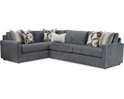 Argo Ash Two Piece Sectional (Includes Pillows) 83.5" x 124"