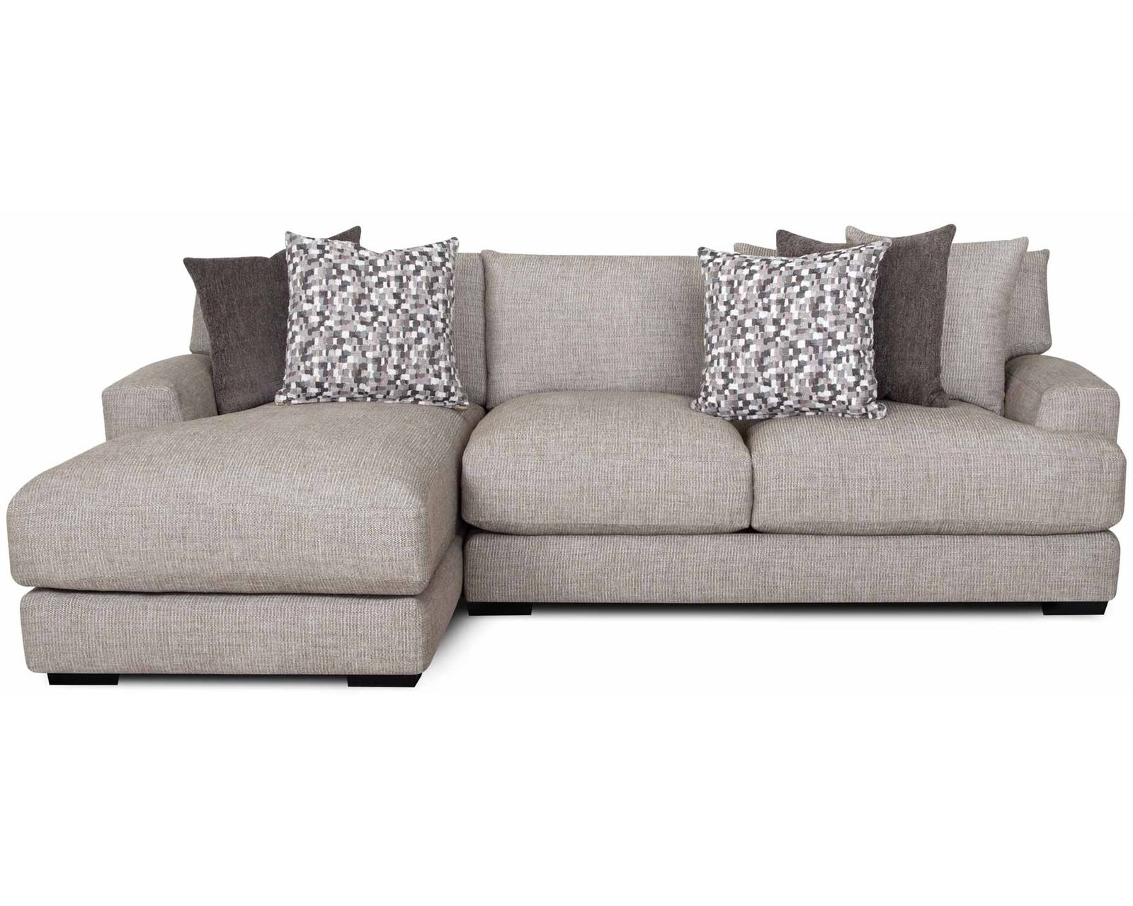 Sullivan 810 Modular Sectional (Modern Comfort. Performance Fabric. Made for Real Life) - Layout B: Two Piece Sectional 65.5" x 115.5"