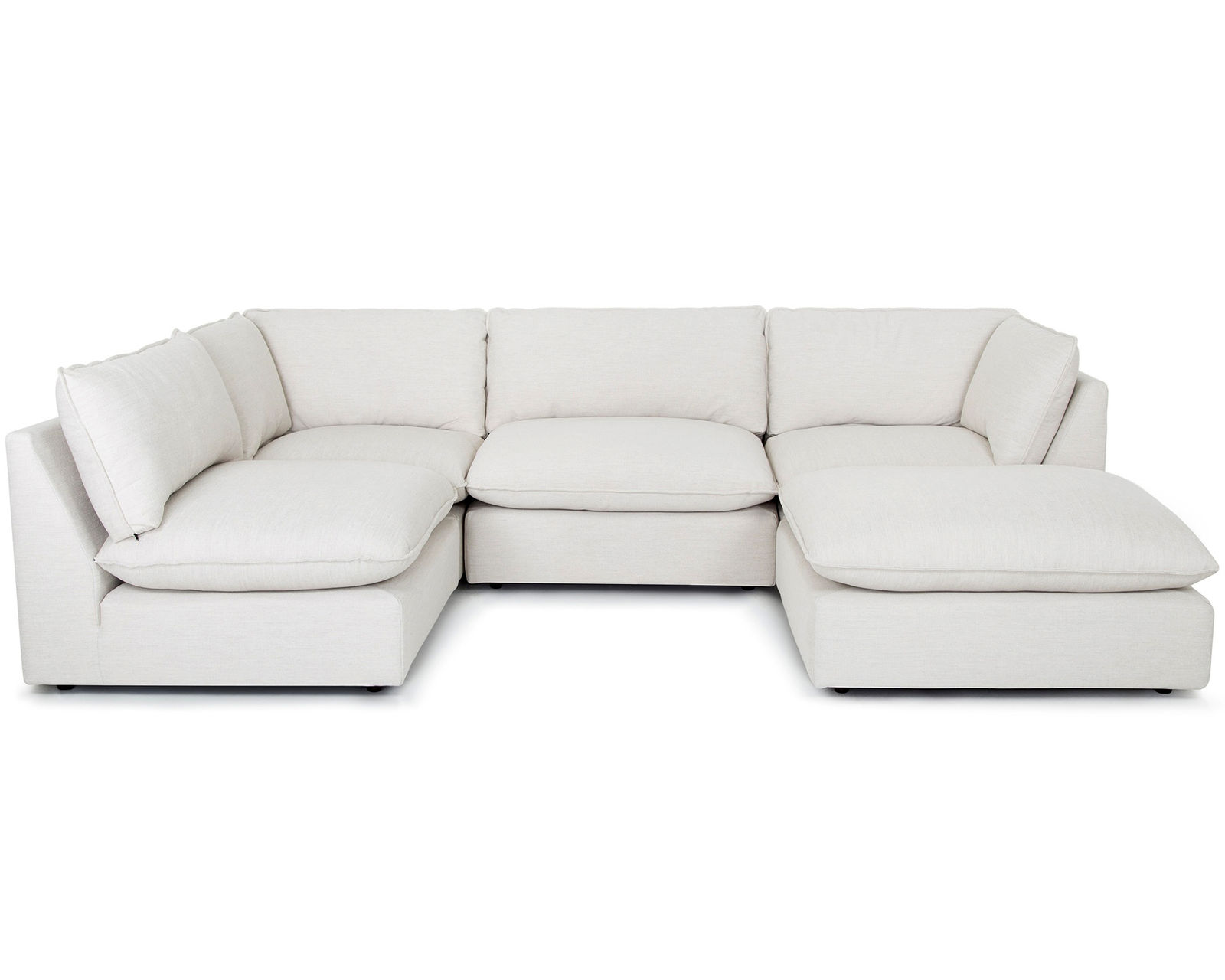 Boston 835 Modular Sectional (Elevated Style, Endless Possibilities) Performance Fabric - The Boston Pieces Can Be Features on the Left or Right Side