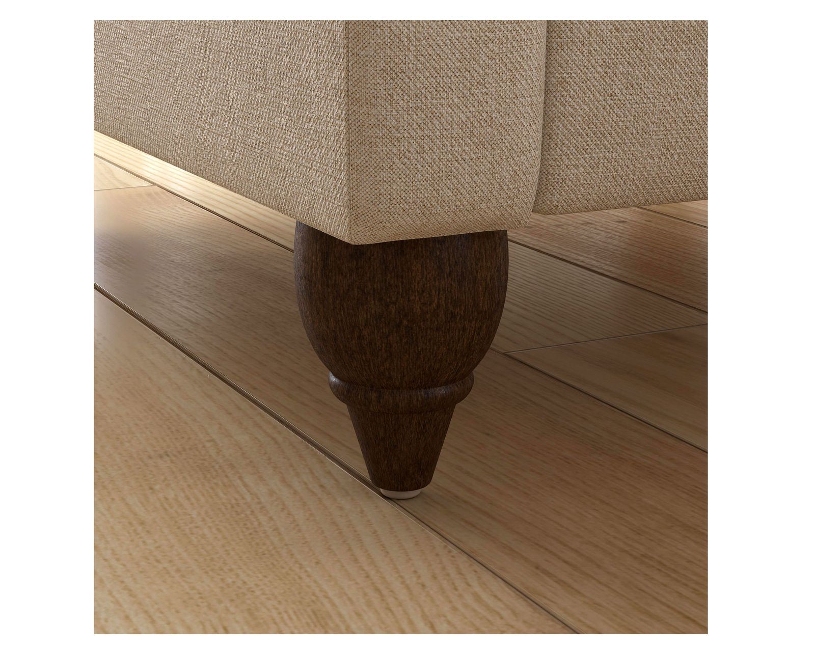 Stella 5891 Sofa (+100 fabrics) 77" - Detail Wood Feet