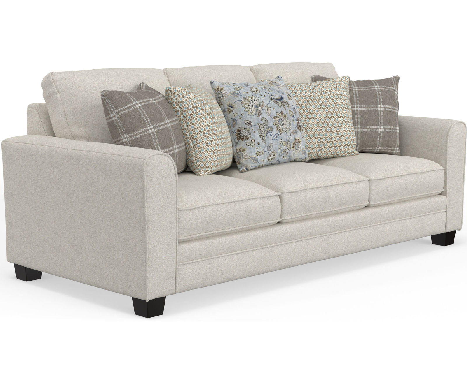 Magnolia 90" Sofa (durable polyester fabric) includes pillows  - Magnolia 90" Sofa