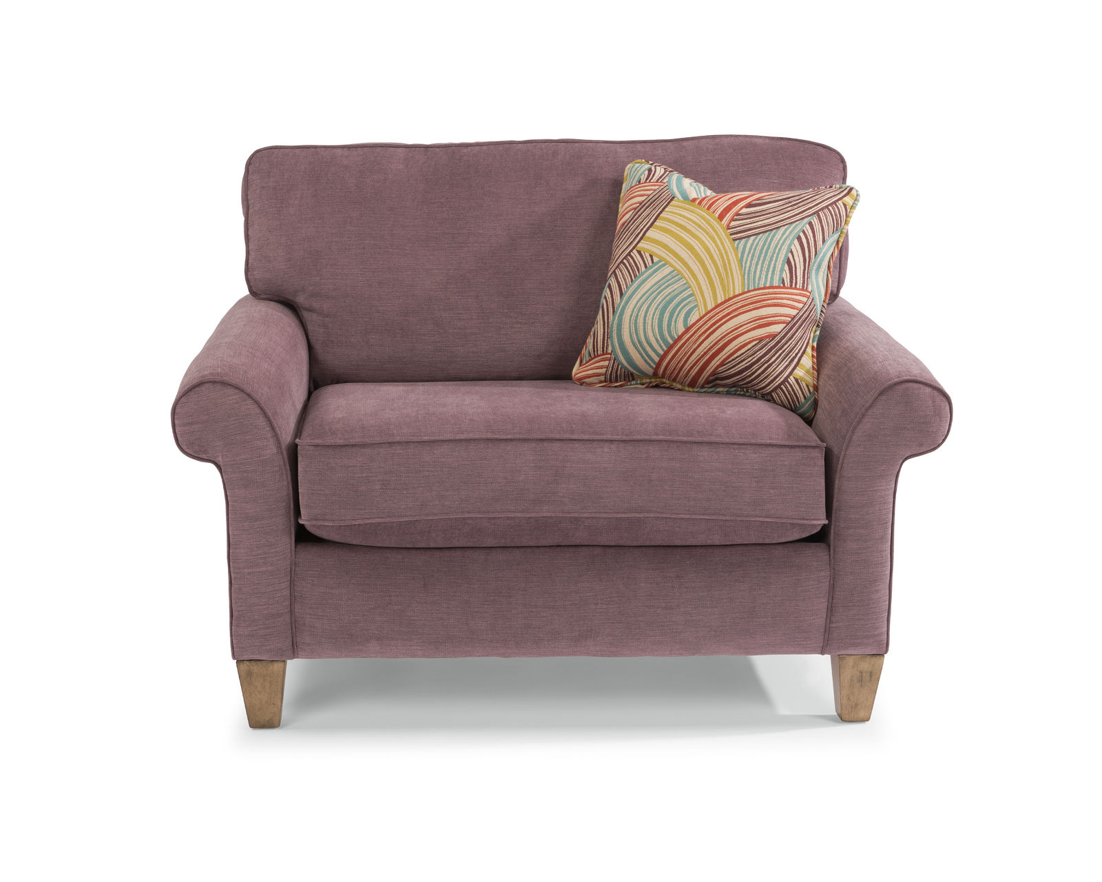 Westside 5979 Chair and a Half (100+ fabrics) - Features the Flexsteel Blue Steel Seat Spring never needs replacing.