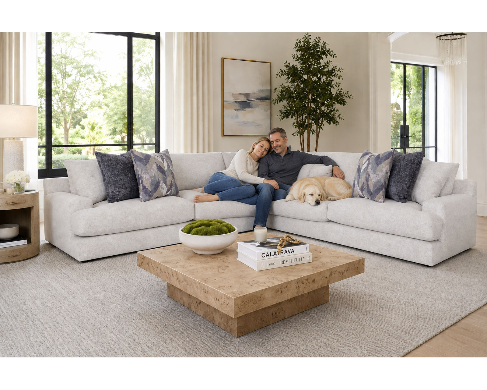 Alistair 961 Modular Sectional (Deep, Luxurious Comfort. Modular Versatility) - Professionally Designed. Beautifully Coordinated. Affordably Yours.