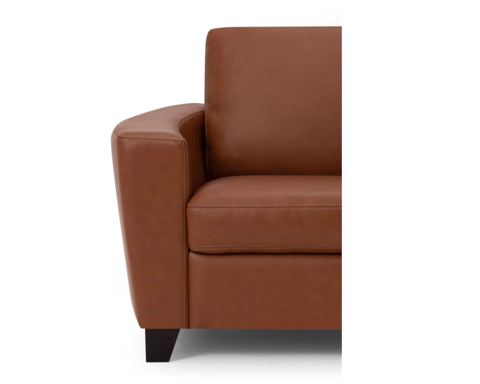 Leeds 77328 Sofa (90") +100 leathers - This collection comes standard with an Espresso finish wood leg