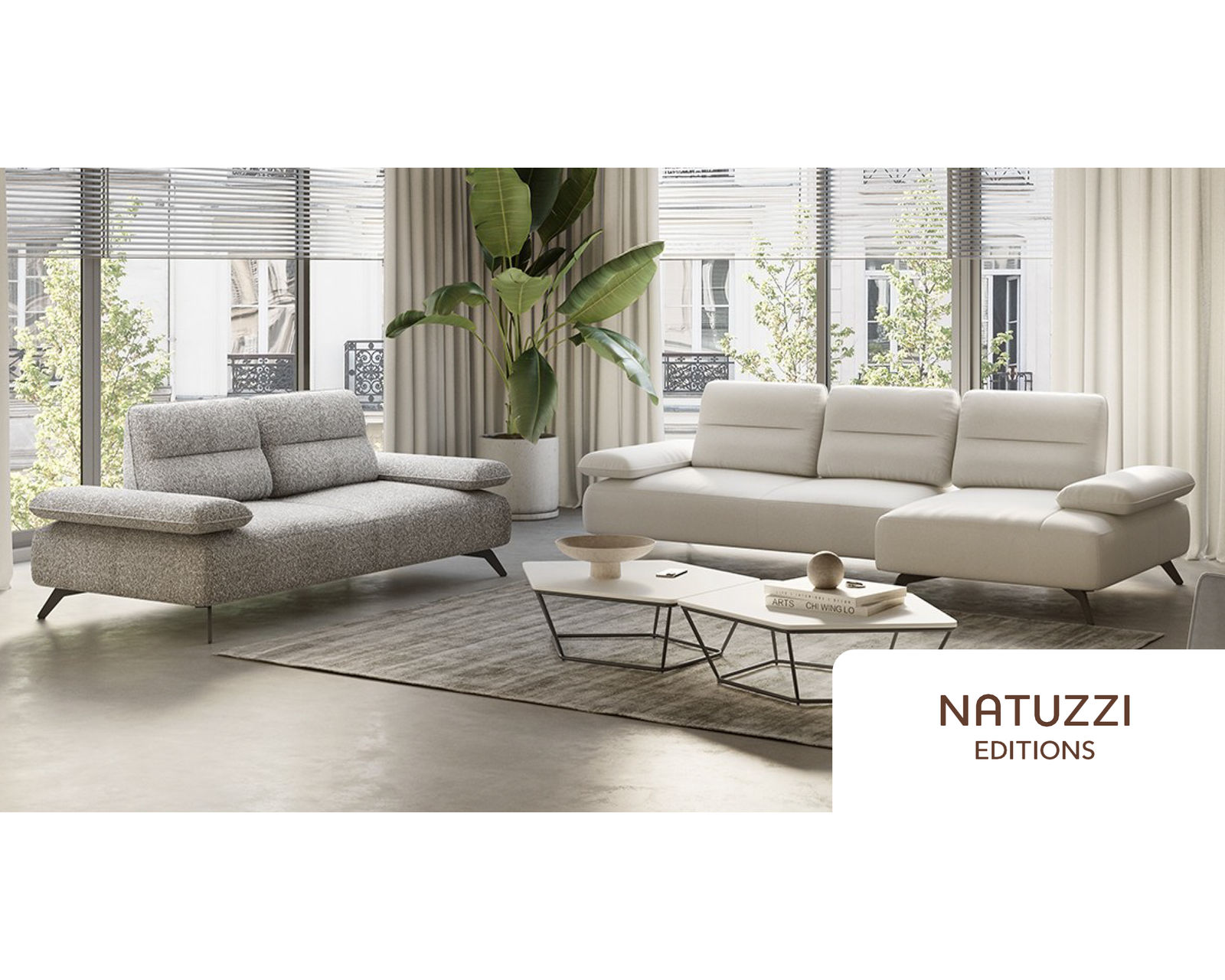 Valencia C312 Sofa 89" or 113" (+55 leathers)