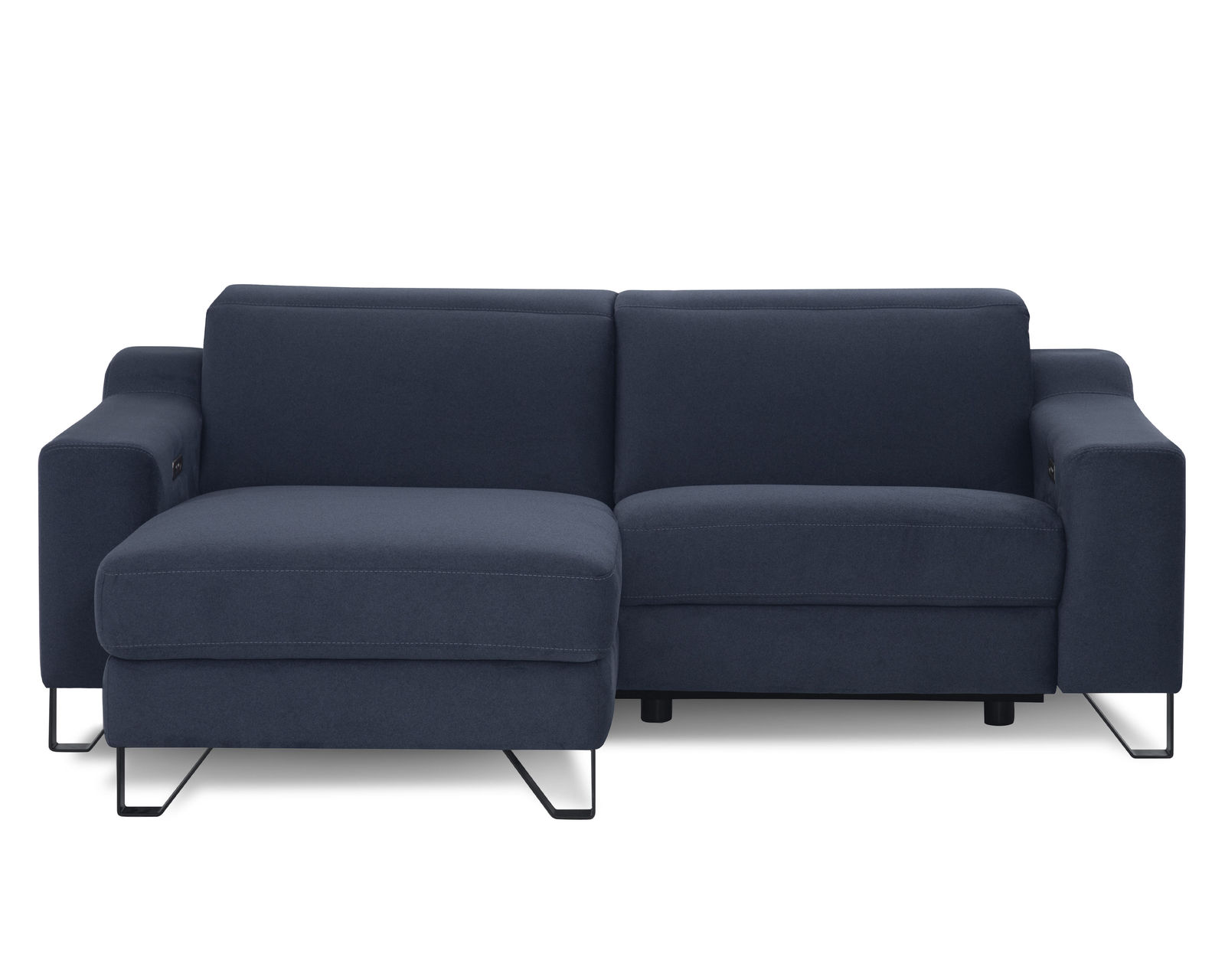 Tabor 44003 Power Headrest Power Reclining Chaise Sectional (+50 fabrics) - Layout B: Two Piece Reclining Chaise Sectional 61" x 84" 