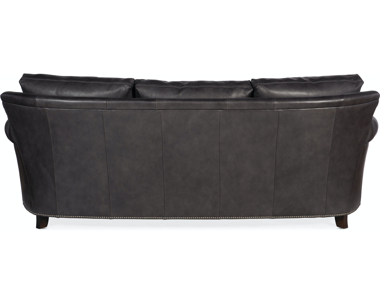 Bradington Young Richardson Stationary Chair 8-Way Tie - Top Grain Leather - In Stock (Grey) - Richardson Stationary Sofa 8-Way Tie - Top Grain Leather - In Stock