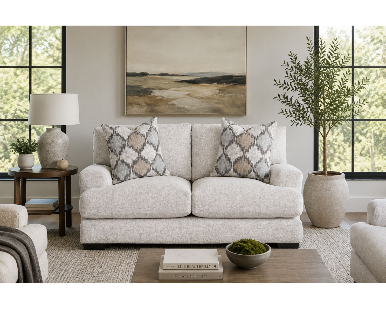 Katina 100" Extra-Wide Sofa Affordable Luxury. Generously Sized for the Way You Live - High-End Style. Down-to-Earth Prices.