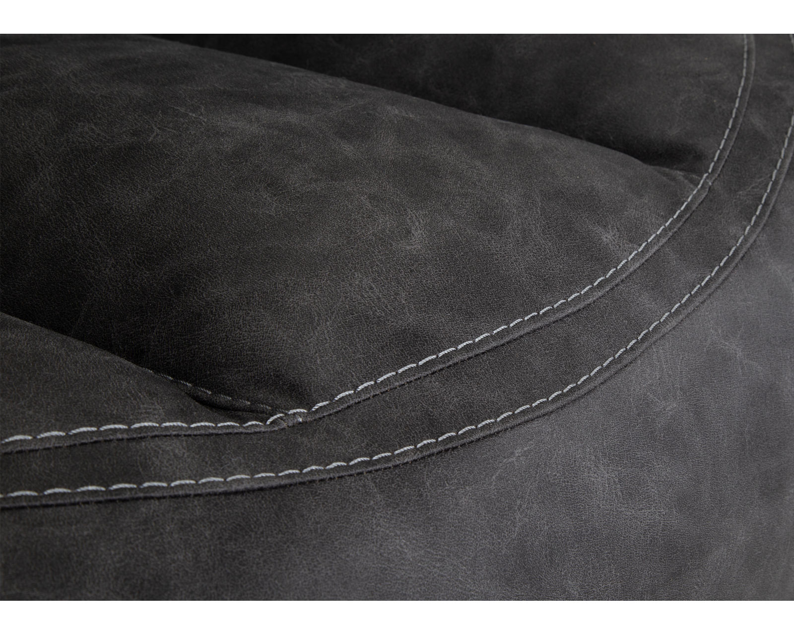 Decker 91.5" Reclining Sofa Slate (Best-Selling Comfort. Built for Real Life.) - Shown in A Durable Leather Like Fabric Color Slate