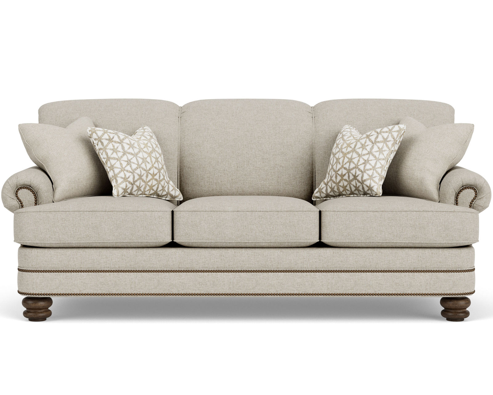 Bay Bridge 7791 Nailhead Sofa (+100 fabrics) 85" - Bay Bridge Nailhead Sofa