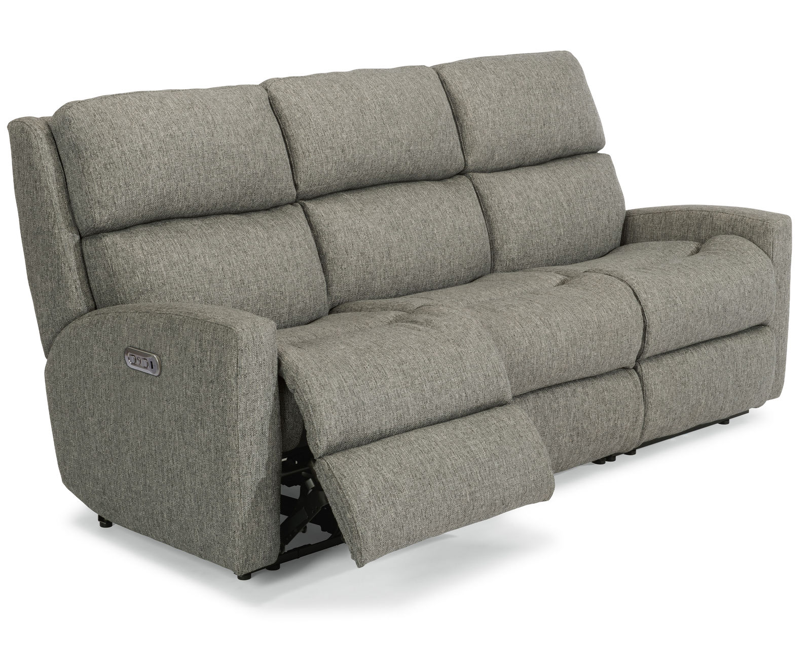 Catalina 84" Reclining Sofa (Colors Available) - Sloped arms and deep-set back wings accentuate its sleek and modern design