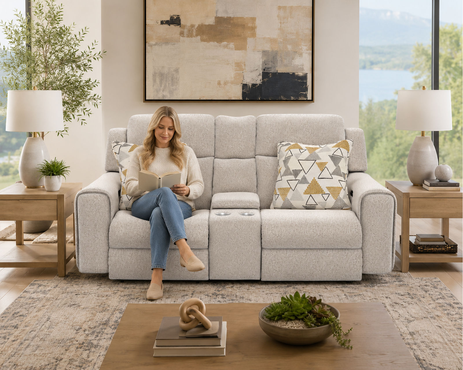 Micah 97" Extra-Wide Power Reclining Sofa - Deeper Seating. Smarter Support (includes pillows) - Your New Favorite Place to Relax.