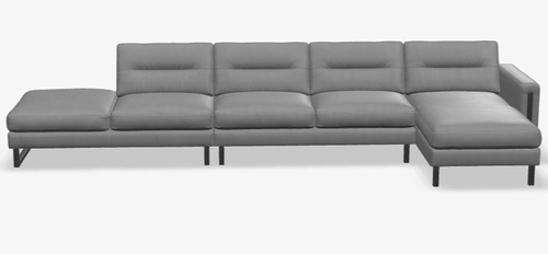Layout L: Three Piece Sectional. 160" x 61"