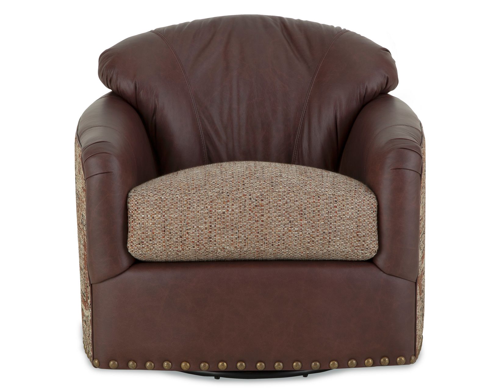 Dillon LF0403 Leather Fabric Swivel Chair - Dillon LF0403 Leather Fabric Swivel Chair or Swivel Glider