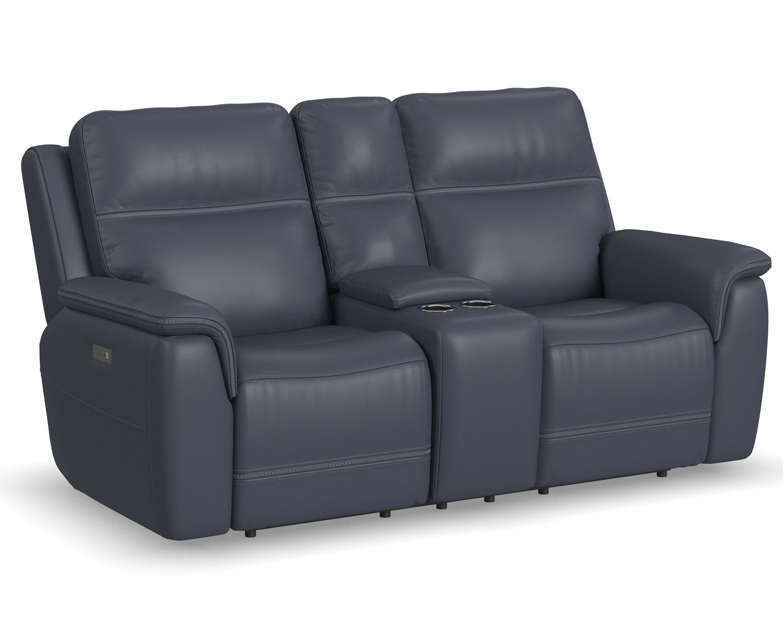 Sawyer Leather Power Reclining Sofa with Power Headrests and Lumbar (009-01) ZERO GRAVITY - In stock