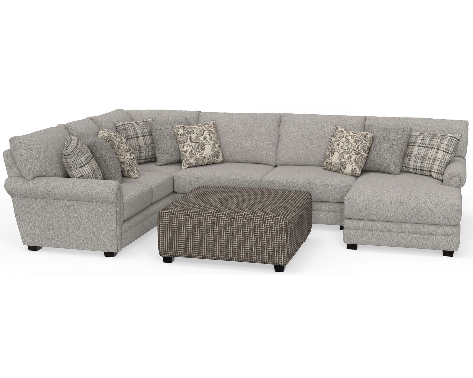 Livingston 3345 Modular Sectional (includes pillows) - Layout G: Three Piece Sectional 97" x 154" x 66" (ottoman available)