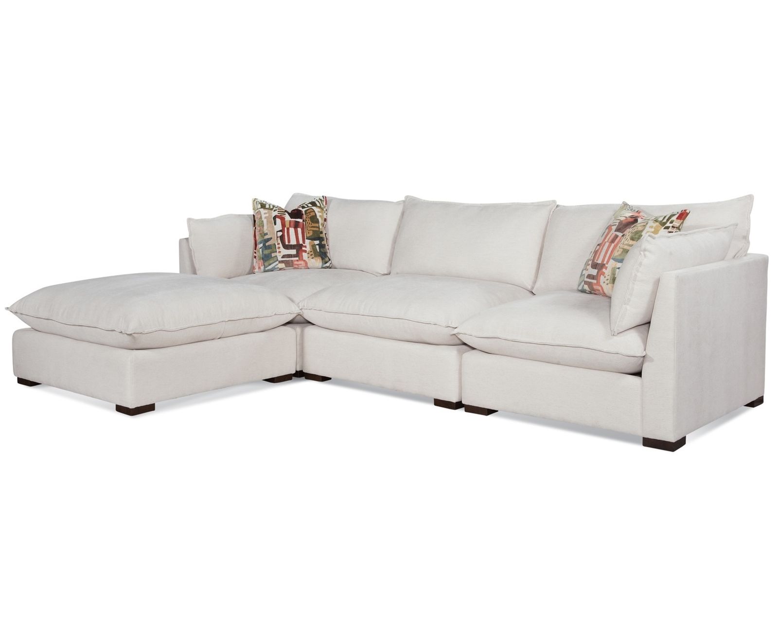 Carson Modular Sectional (+69 fabrics) - Layout A: Four Piece Sectional 82" x 123"