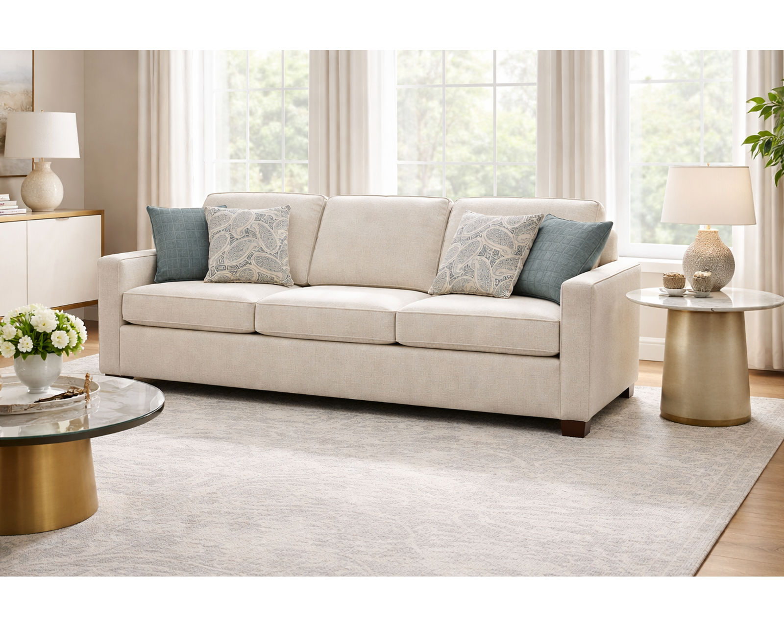 Nola 89" Sofa  (+101 Standard and Performance Fabrics) - 	Nola 89" Sofa