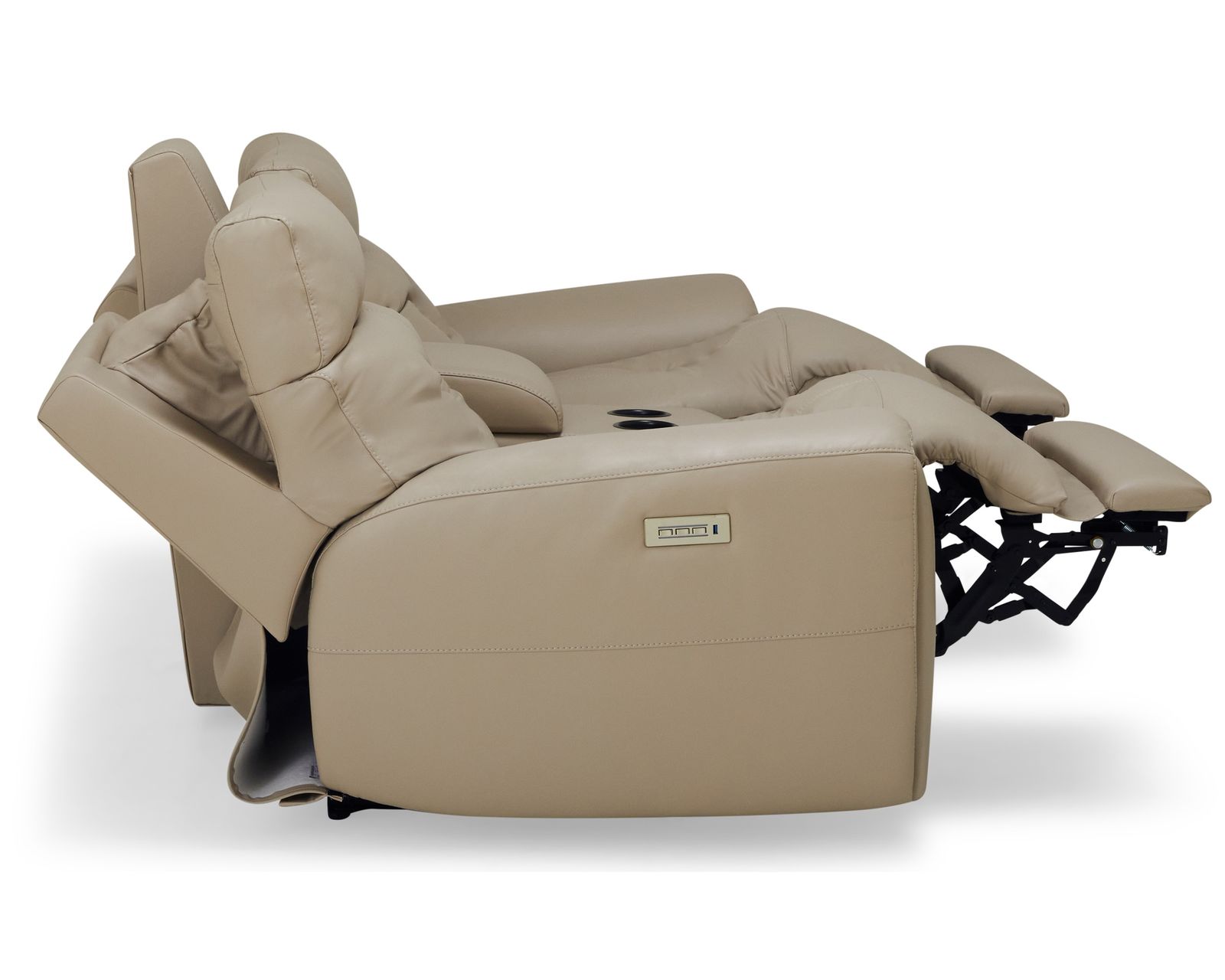 Aedon 41502 Power Headrest Power Reclining Sofa (88") +200 colors - Aedon 80" Power Headrest Power Reclining Console Loveseat