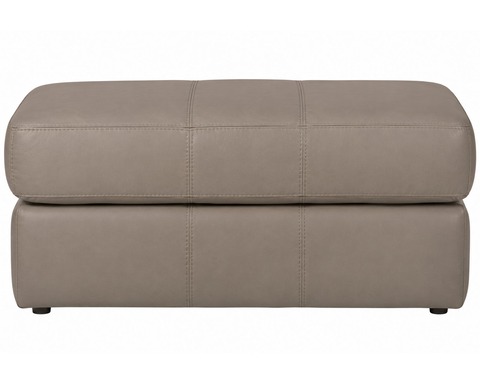 Prato Top Grain Leather Touch 85" Sofa (2 colors) includes pillows