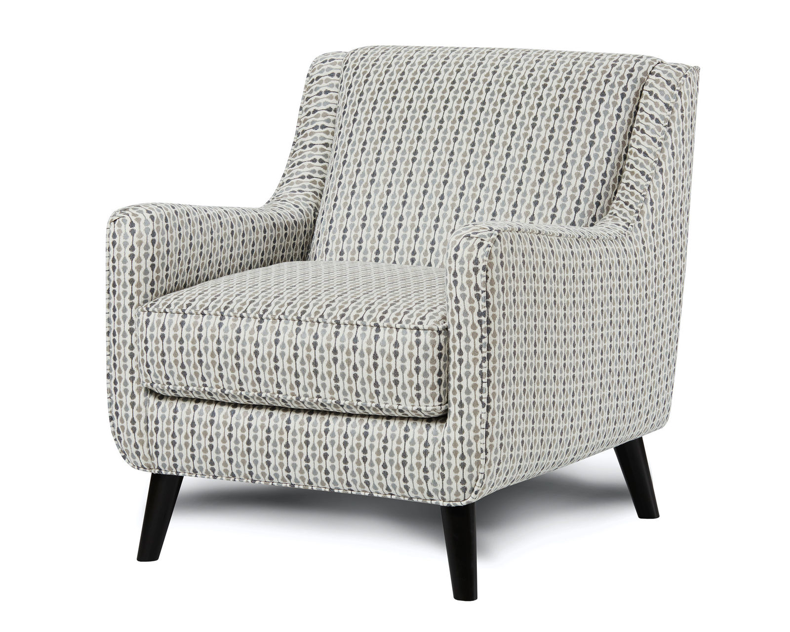 Entice Paver Three Piece Sectional (Includes pillows) 111" x 111" - Limbo Denim Accent Chair
