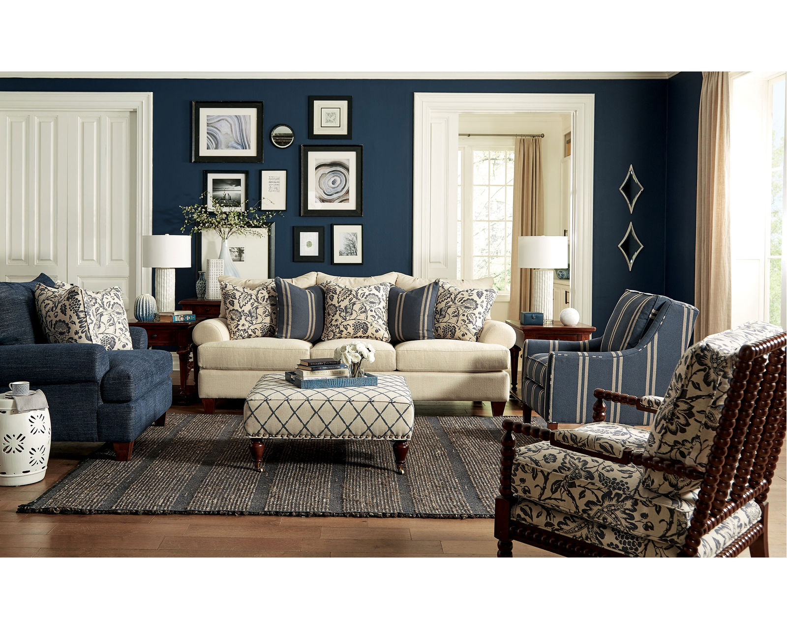 Royston 100" Sofa (Performance fabrics) 	P781650BD - Buy the sofa or enjoy the entire room