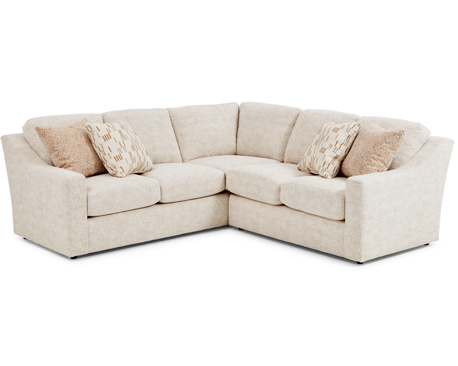 Caverra Stationary Sectional (+139 fabrics) - Layout G: Two Piece Sectional 94" x 95"