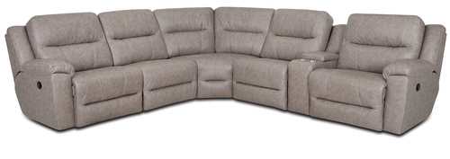Layout C: Six Piece Sectional 128" x 140" (3 recliners)