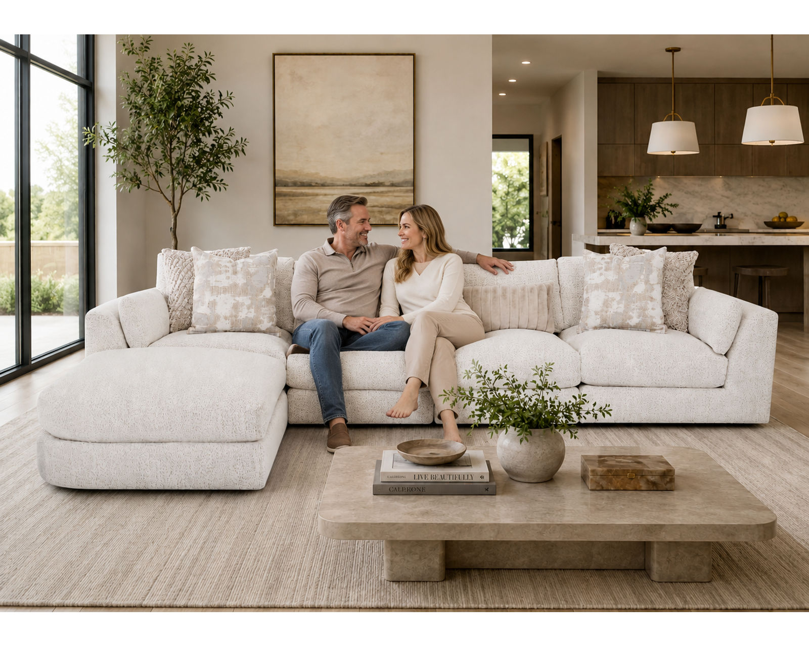 Bombay 938 Modular Sectional (Sculptural Style. Sink-In Comfort) - Designer-Curated Rooms Made Easy.